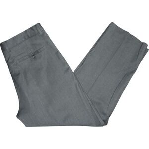 Banana Republic Mens 36x32 Gray Modern Fit Wool Dress Pant Slack Trousers Career